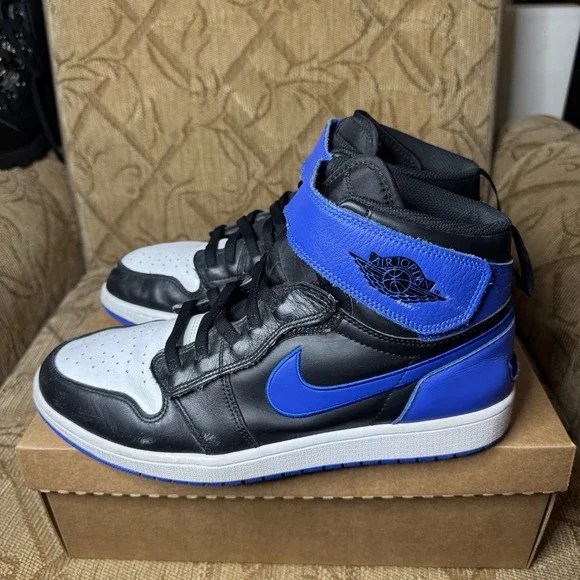 Jordan 1 High FlyEase Royal Size‎ 12 Used No Box