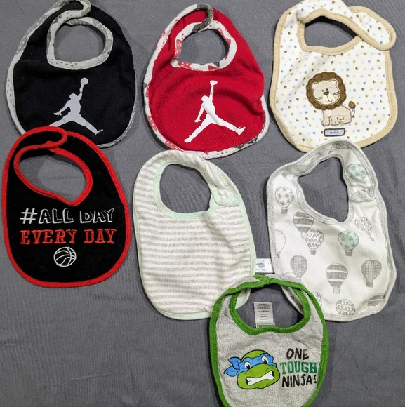 (7) Baby‎ Bibs Jordan Tmnt