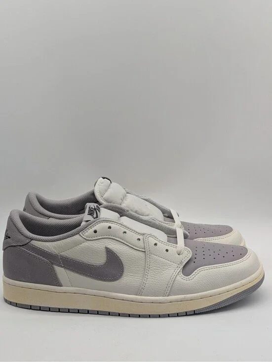Air Jordan 1 Low Retro OG Atmosphere Grey White CZ0790-101 Mens Size 12 Nike New