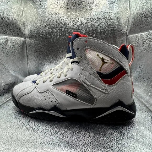 Size‎ 10 Air Jordan 7 Retro BCFC Paris Saint-Germain White Mens Shoes CZ0789-105