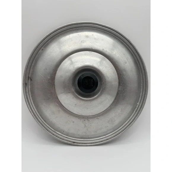 Vintage Wear-Ever Aluminum Pot Lid Replacement Cover Black Knob 8.5