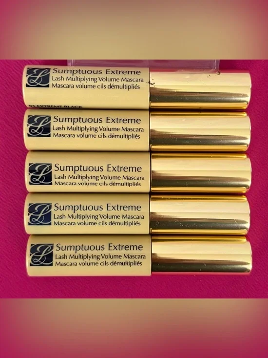 Estee Lauder Sumptuous Extreme Mascara - Extreme Black Travel Size x5 New!!