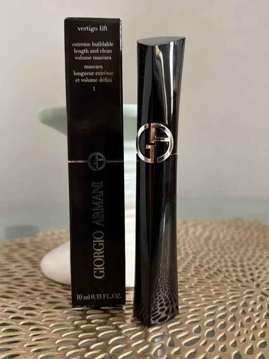 Giorgio Armani Black High-Shine Tube Mascara with Silver Logo