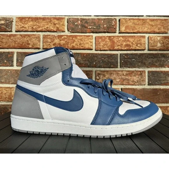 BRAND NEW 2023 NIKE AIR JORDAN 1 HIGH OG TRUE‎ BLUE SZ 18 DZ5485 410 SNEAKERS