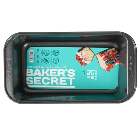 Baker's Secret Nonstick Carbon Steel Loaf Pan: 5