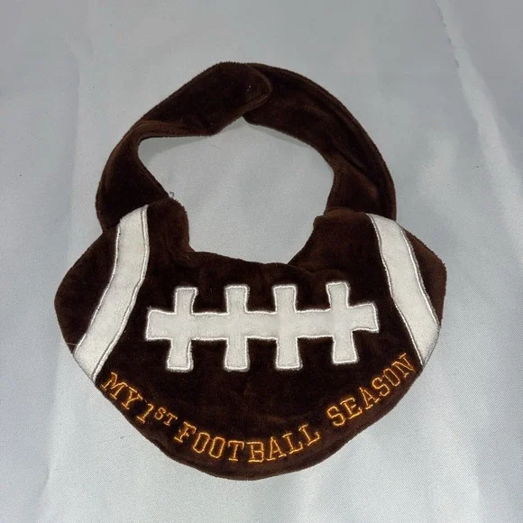 My First Football Season Football Shaped Bib, Classic All Star