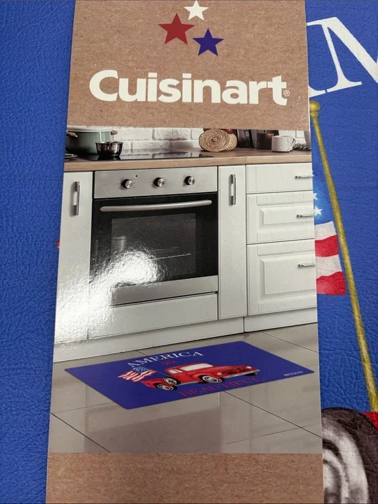Cuisinart America The Beautiful anti fatigue Kitchen Mat Vintage Truck 18x30