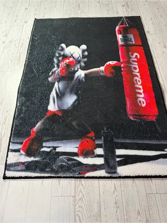 22”X32” Supreme x KAWS Inspired Boxing Rug “!!Check My Profile For More!!”