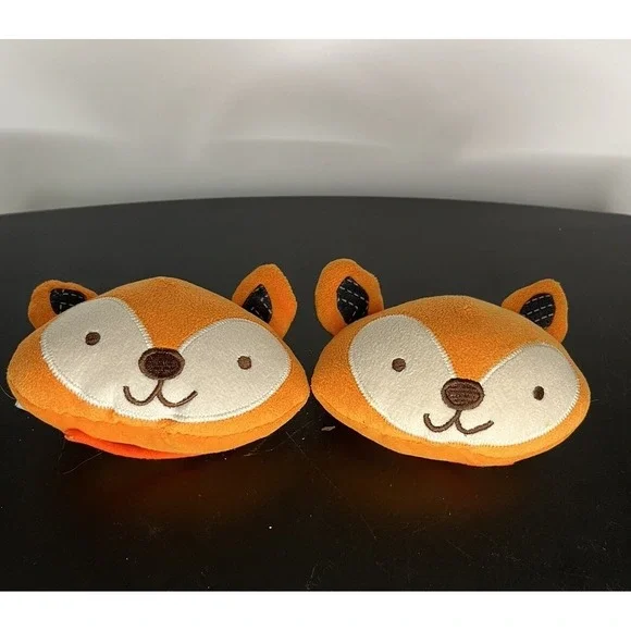 Zobo‎ Baby Car Seat Neck Cushions Fox 2pc Infant Head Support
