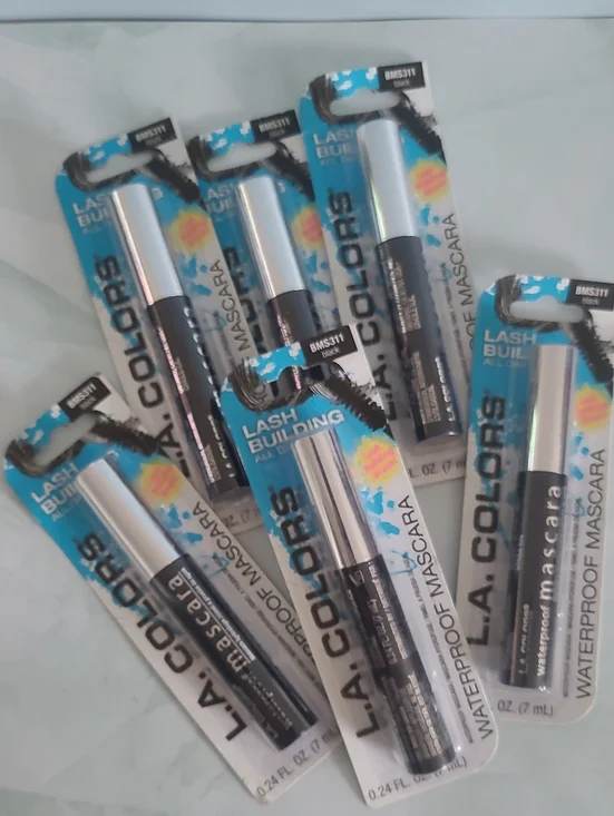 L.A. Colors .. Set of 6 .. New Sealed .. Black