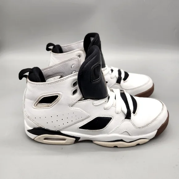 Jordan Flight Club 91 555333-121 White Basketball Shoes Size 7 Y 7M