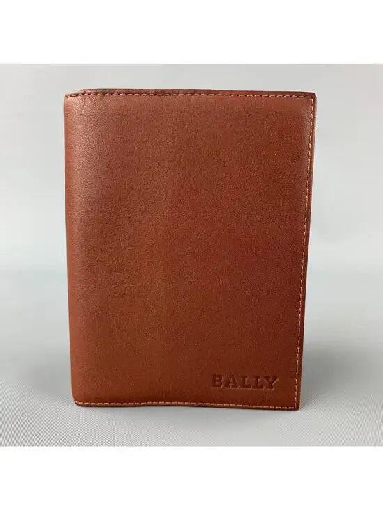BALLY Brown Leather Rectangle Agenda