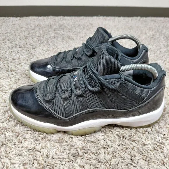 Nike Air Jordan 11 Retro Low Space Jam Sneakers Mens 8 Black FV5104-400 No Box