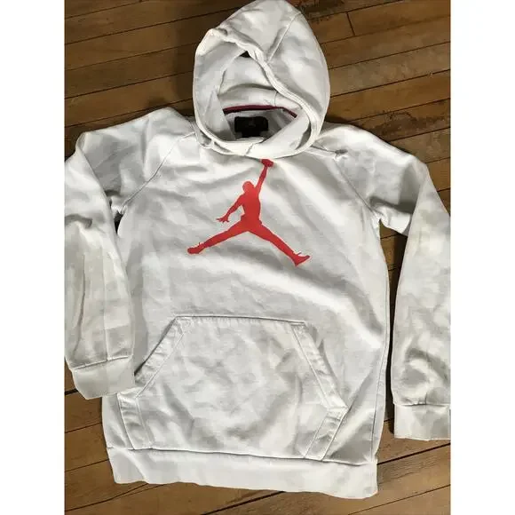 Jordan Brand‎ Jumpman Logo Hoodie White Small