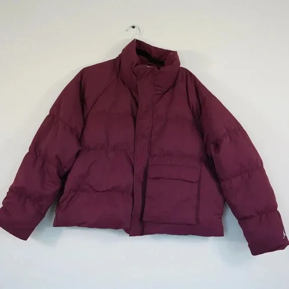 Air Jordan Oversized Puffer‎ Jacket Men's Large Bordeaux