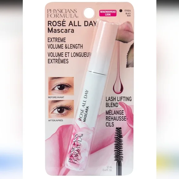 Physicians Formula Rosé All Day Mascara Black Volumizing, Hypoallergenic