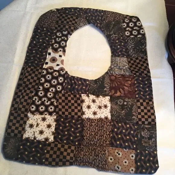3/$25 or $12 ea.  NWT Handmade Quilted Reversible Baby Bib.