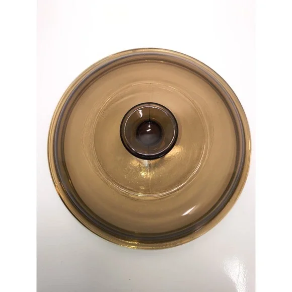 Vintage Original Pyrex Corning Visions 2.5L Fireside Brown Replacement Lid V2.5C