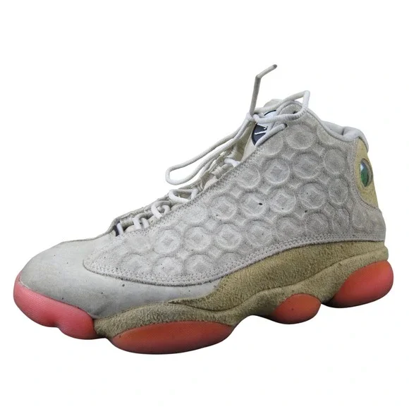 Air Jordan 13 Retro Chinese New Year Men's 10 Pale Ivory‎ Gold Pink Sneaker