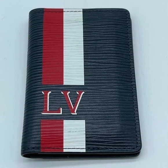 LOUIS VUITTON Navy‎ Epi Leather Pocket Organizer; excellent condition