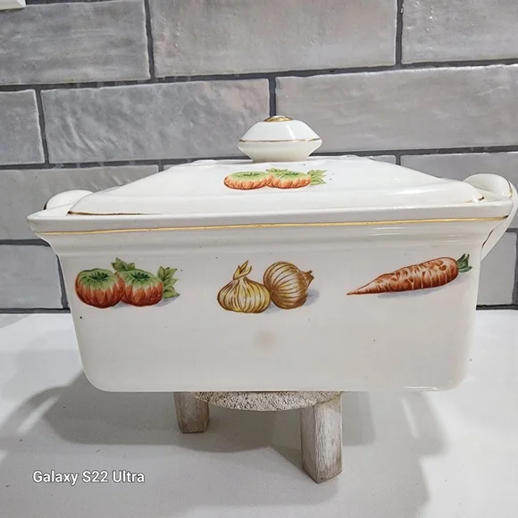Vintage Sico-Toulane Exclusive Covered Casserole, 
