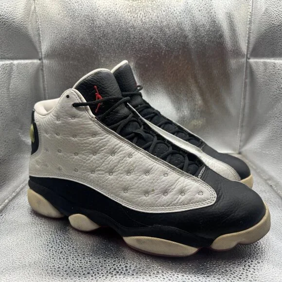 Size 10.5 Air Jordan 13 Retro 2013 He Got Game White Black Mens Shoes 309259-104