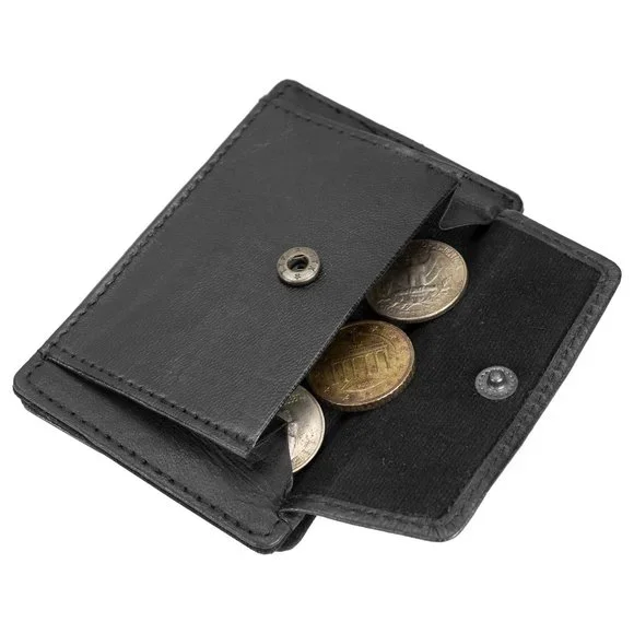 Genuine Leather Magic Wallet, Black