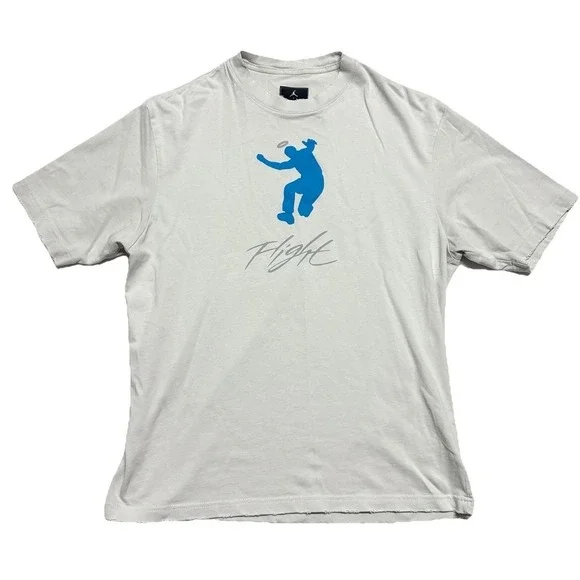 NIKE AIR JORDAN X Union LA Logo T- Shirt Adult Size Medium Gray Flight Shirt