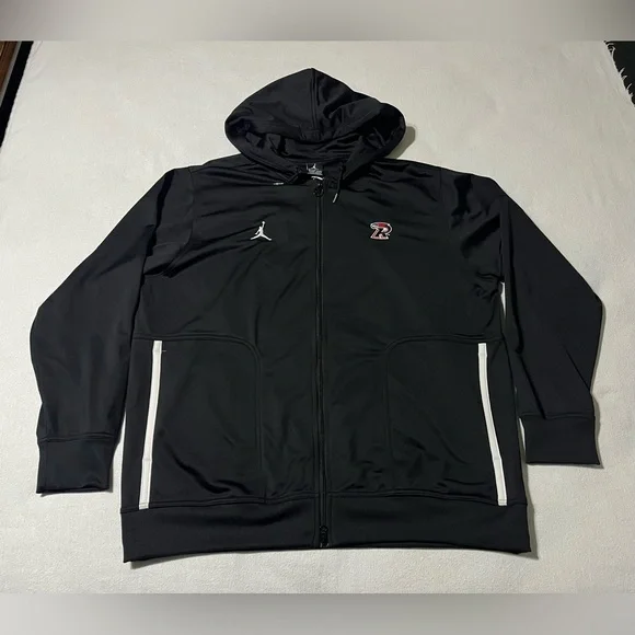 Nike Jordan Mens XL Air Jumpman Hoodie Jacket Red Hawk Logo 350790‎