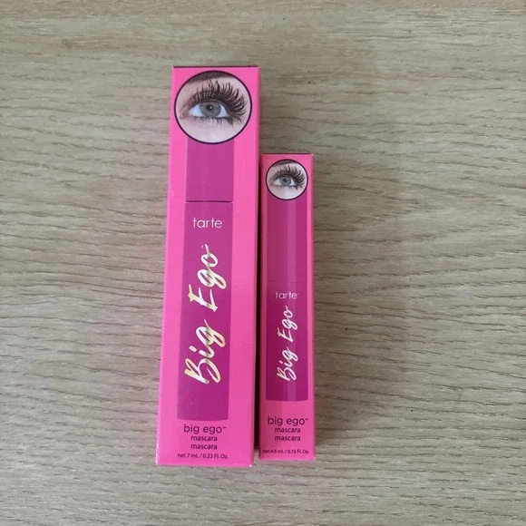 Tarte Big Ego Black Mascara‎ BUNDLE | Full + Travel Size | New in Box