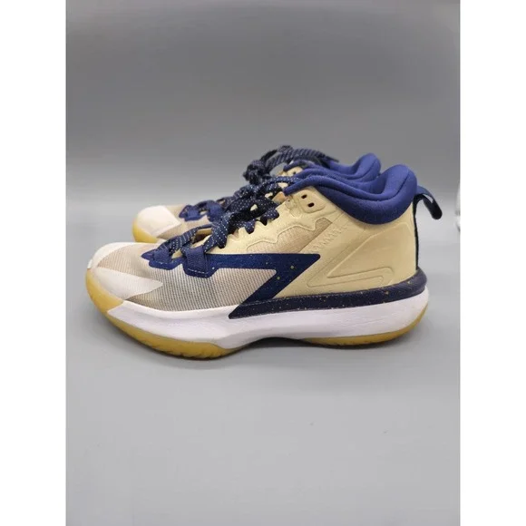 Nike Jordan Zion 1 Pelicans edition Size 6.5Y Youth‎ Beige Blue Shoes Sneakers