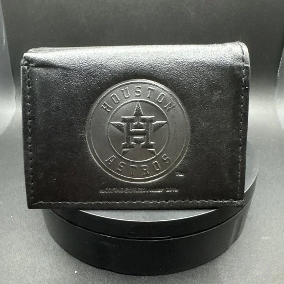 Genuine Leather Black Houston‎ Astros Wallet - 2013