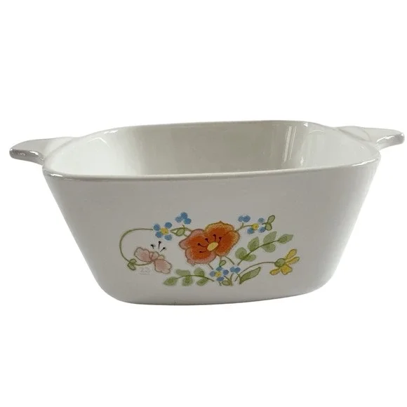 Corning Ware Vintage Wildflower 2 3/4 Cup 700 mL‎ Petite Casserole Dish No Lid