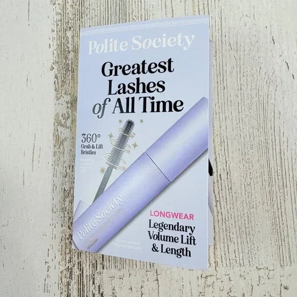 NEW Polite Society Greatest Lashes of All Time Mascara Sample Mini Trial