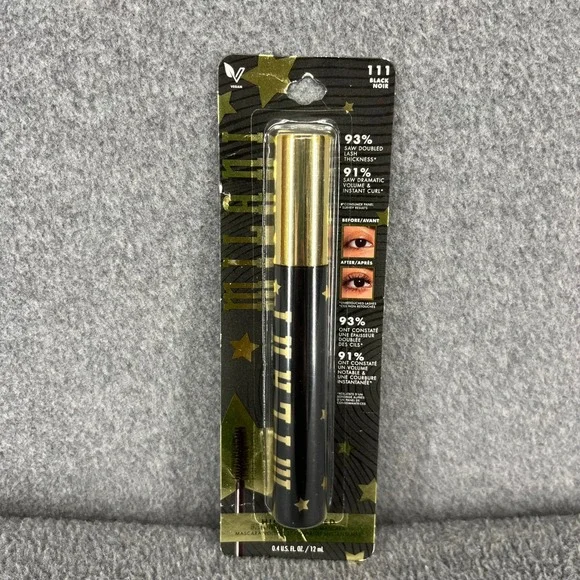 Milani Highly Rated Mascara Women 12mL 111 Black Noir Volume Curl Vegan New