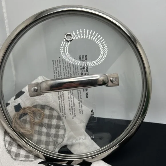 Pampered Chef Quick Cooker‎ Glass Lid New 100197 NEW