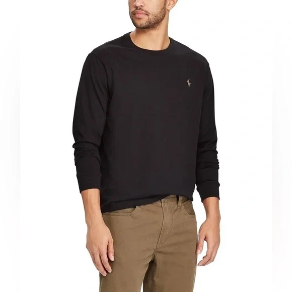 Polo Ralph Lauren Men’s Classic Fit Long Sleeve Shirt Size Large Polo Black