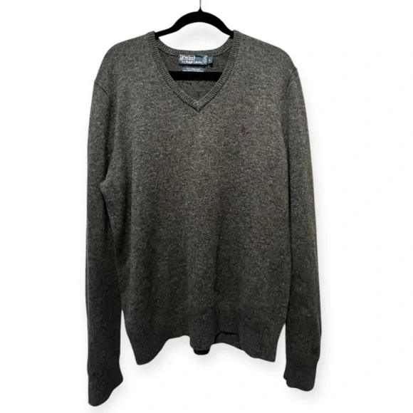 Polo Ralph Lauren 100% Lambs Wool Men’s V-Neck Sweater