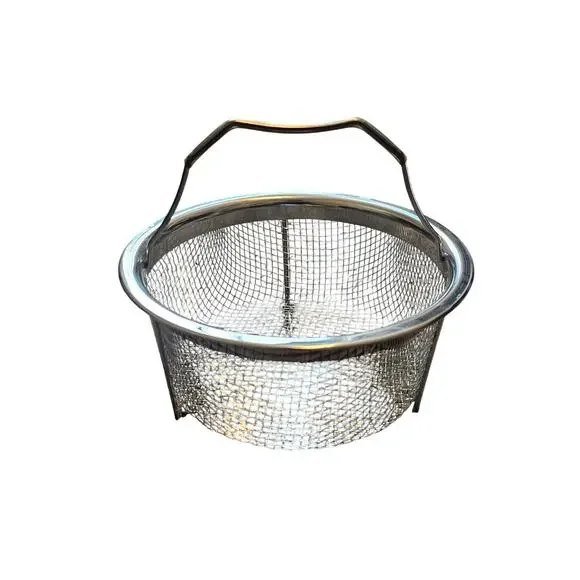 Pampered Chef Set of 2 Nesting Steamer Baskets Quick Cooker