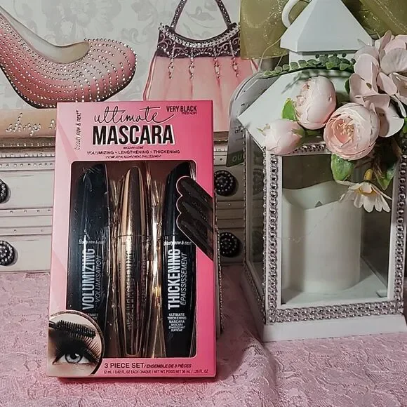 ULTIMATE MASCARA VOLUMIZING - LENTHENING - THICKENING 3 pc 1868