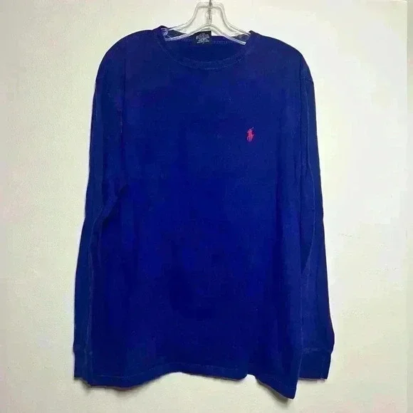 Vintage Polo Ralph Lauren 100% cotton long sleeve tshirt size M