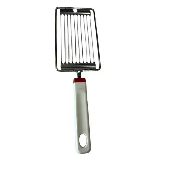 1970s INOX Stainless Steel Crinkle Cutter Slicer Vintage Kitchen Gadget Tool‎