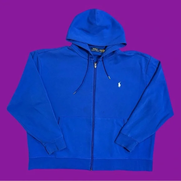 Polo Ralph Lauren Performance Zip-Up Hoodie (Blue)