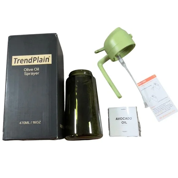 TrendPlain 16 Oz Olive Oil Pour Spray Kitchen Gadget Air Fryer Accessory Grill‎