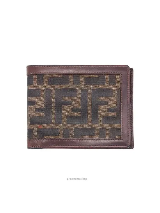 🔴 Fendi Bifold Wallet - FF Zucca
