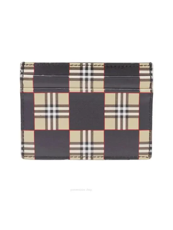 🔴 Burberry Card Holder Wallet - Nova Checker