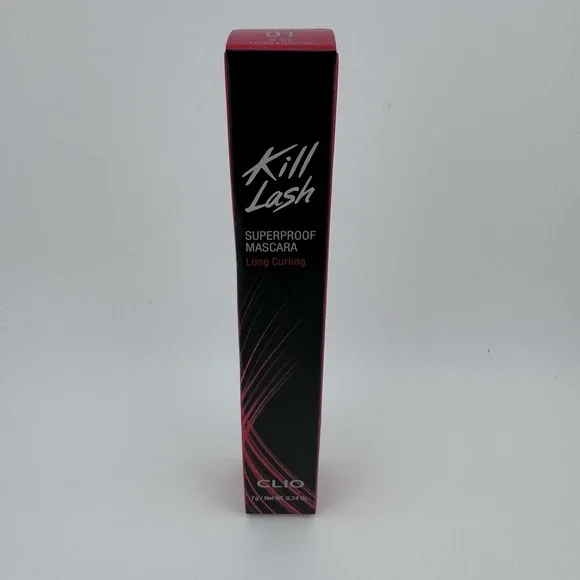 CLIO Kill Lash Superproof Mascara Waterproof Black Long Curling Exp 04/28