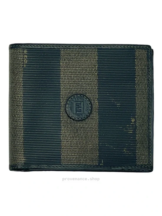 🔴 Fendi Bifold Wallet - FF Pequin