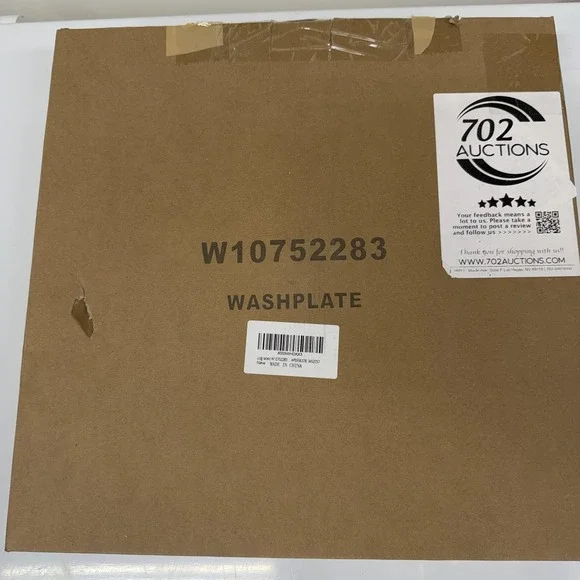W10752283‎ Washer Washplate Impeller for Whirlpool Maytag Kenmore + Bolt