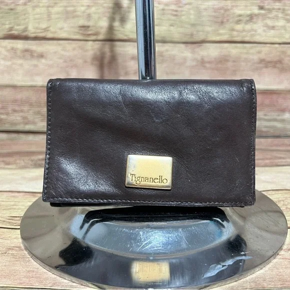 Tignanello Brown Leather Wallet